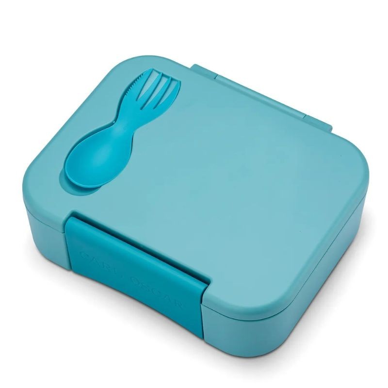 BentoBox blau mit Besteck
