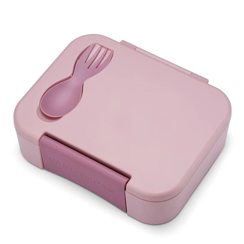 BentoBox pink mit Besteck
