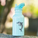 Trinkflasche Edelstahl Steelish Delfin