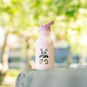 Trinkflasche Edelstahl Steelish Panda