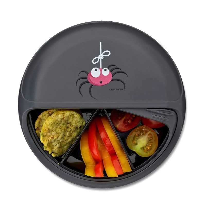 Znünibox SnackDISC Spinne grau