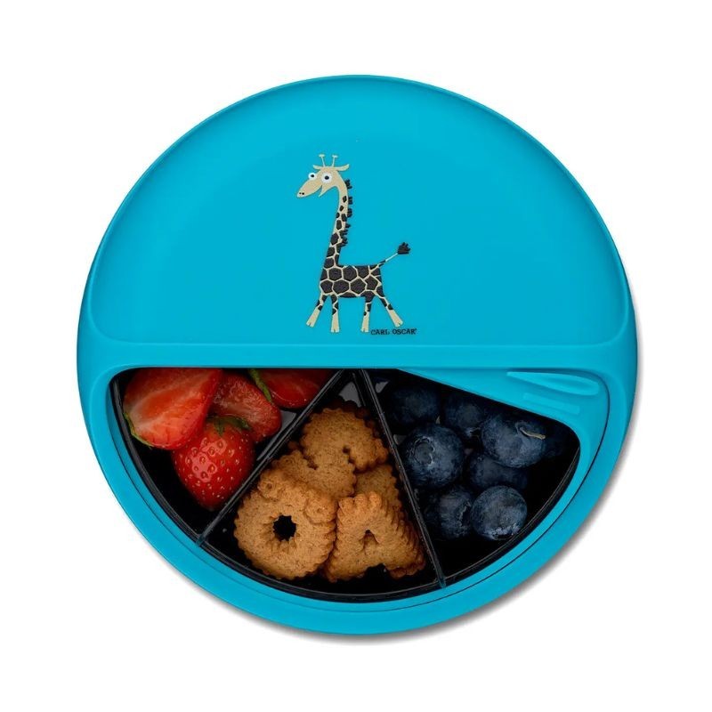 Znünibox SnackDISC Giraffe türkis