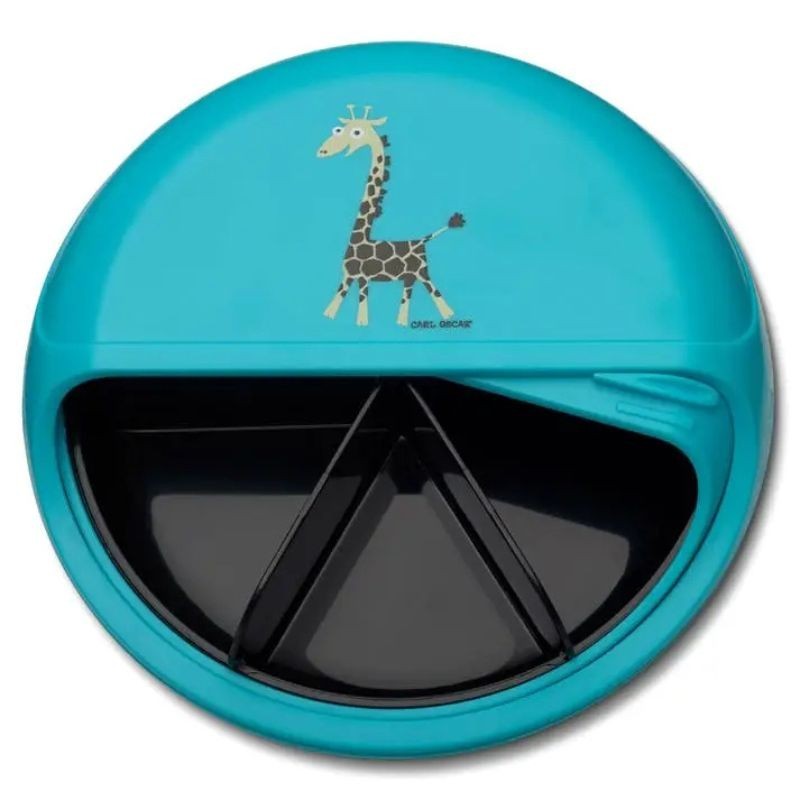 Znünibox SnackDISC Giraffe türkis