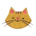 Bügelbild Aufnäher Patch Katze
