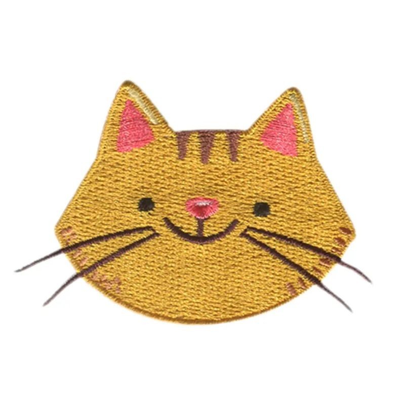 Bügelbild Aufnäher Patch Katze