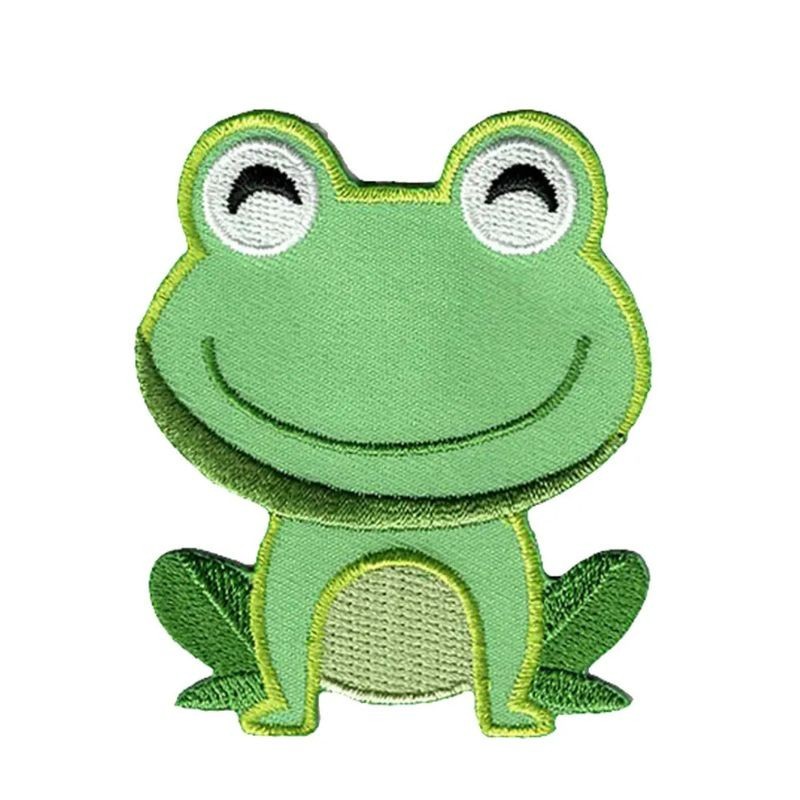 Bügelbild Aufnäher Patch Frosch