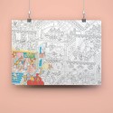 Omy Poster Tanzen zum Ausmalen