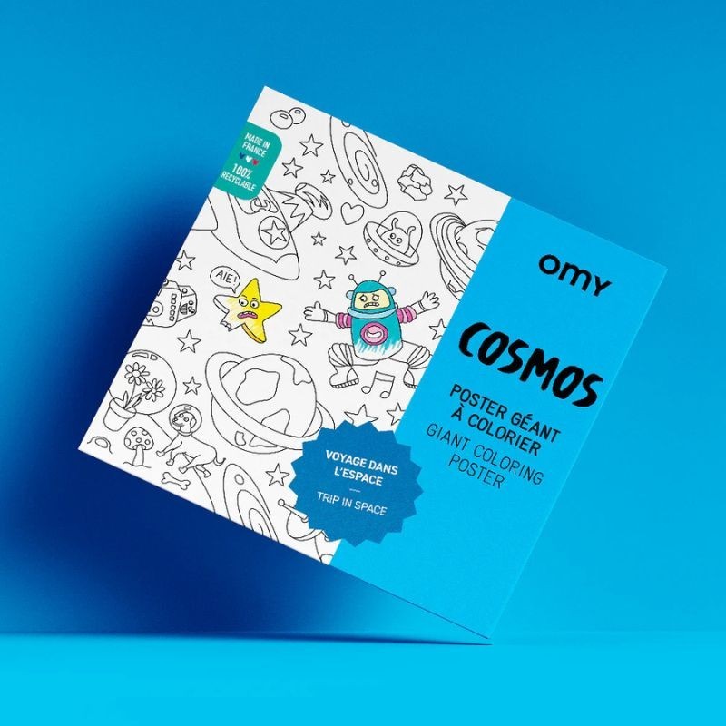 Omy Poster Weltall zum Ausmalen
