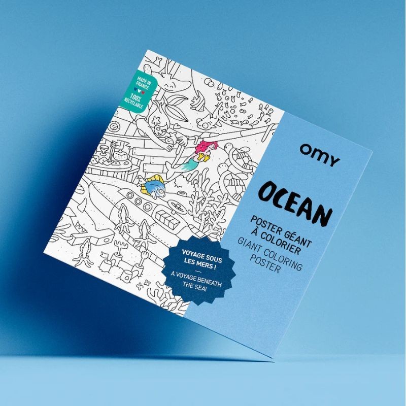 Omy Poster Ozean zum Ausmalen