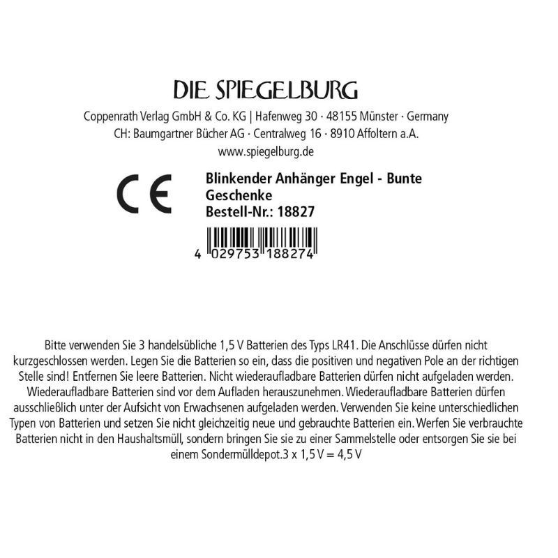 Reflektor Engel blinkend