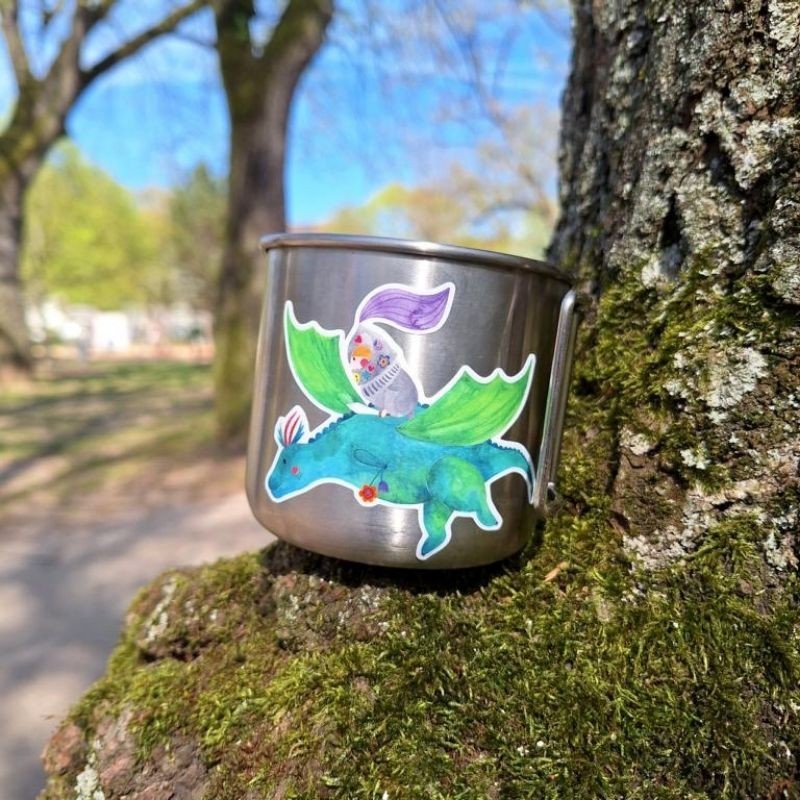 Wasserfeste Sticker Ritter bunt