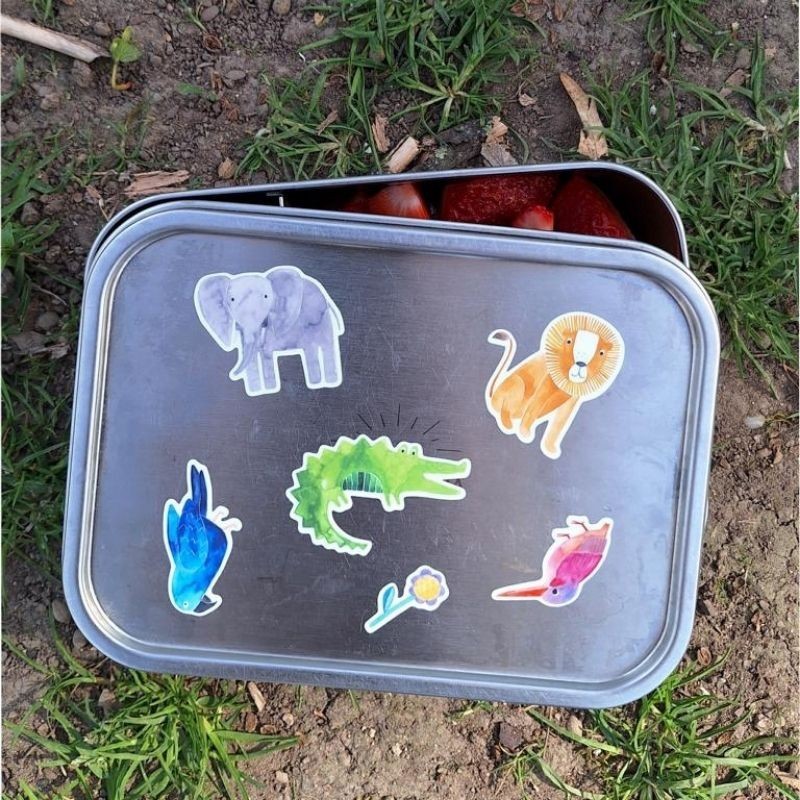 Wasserfeste Sticker Wilde Tiere