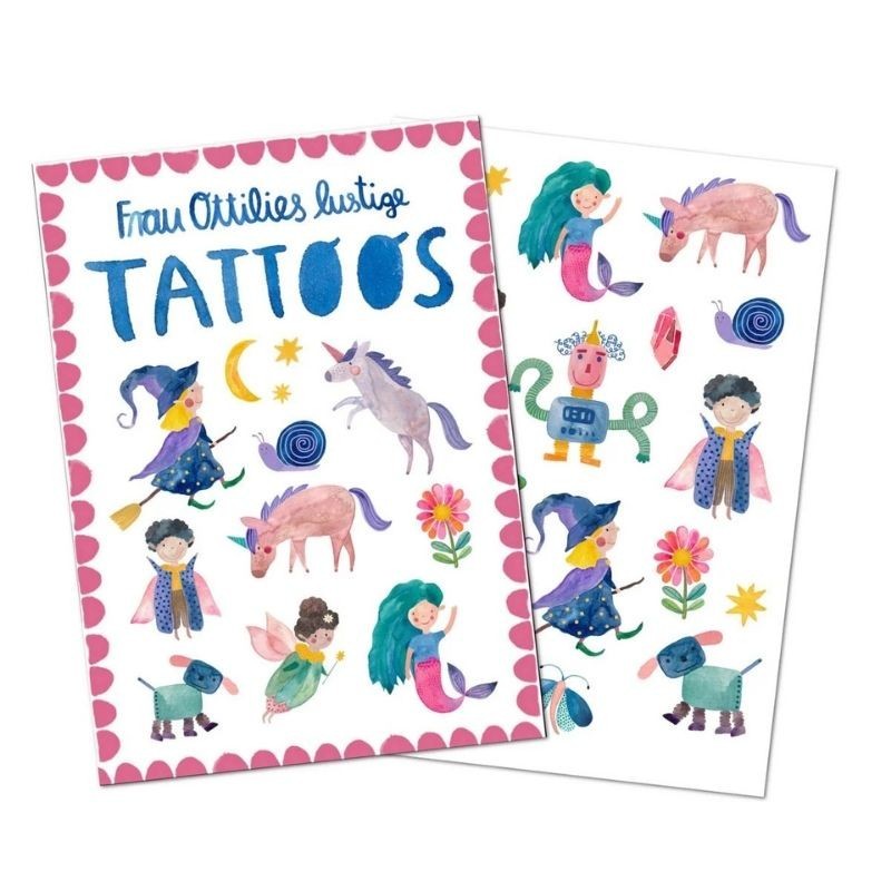 Kindertattoo Bogen Fantastische Wesen