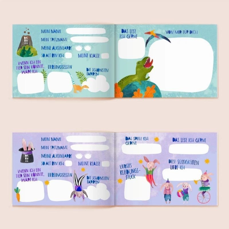 Freundebuch Meine Freundinnen und Freunde Primarschule