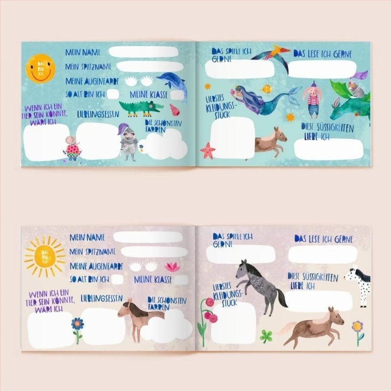 Freundebuch Meine Freundinnen und Freunde Primarschule