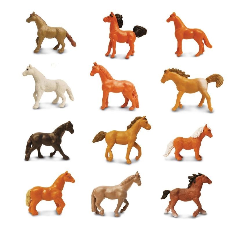 Pferde Spielfiguren Set mit 12 Figuren