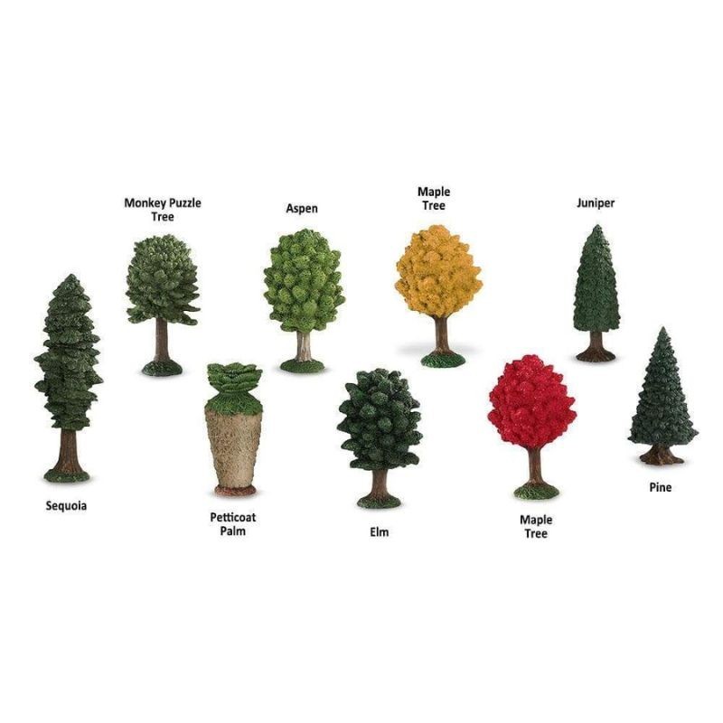Bäume Spielfiguren Set