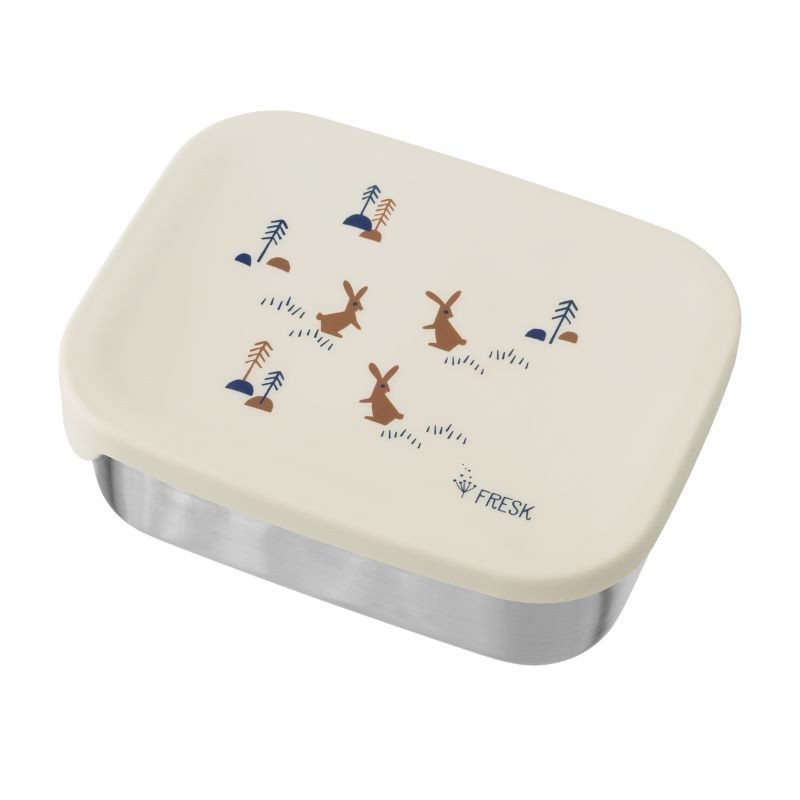 Lunchbox Edelstahl Hase
