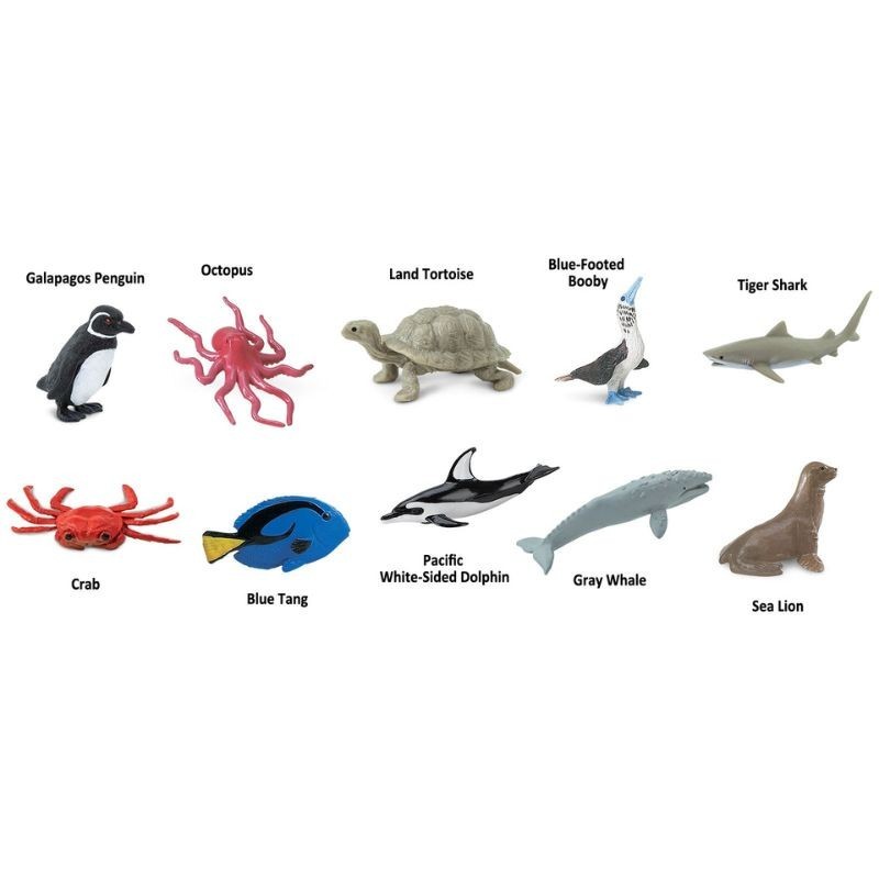 Pazifik Tiere Spielfiguren Set