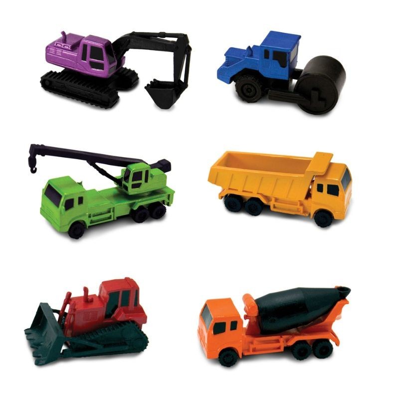 Baufahrzeuge Spielfiguren Set