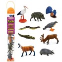 Europäische Tiere Spielfiguren Set