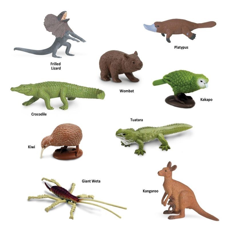 Kontinent Australien Spielfiguren Set