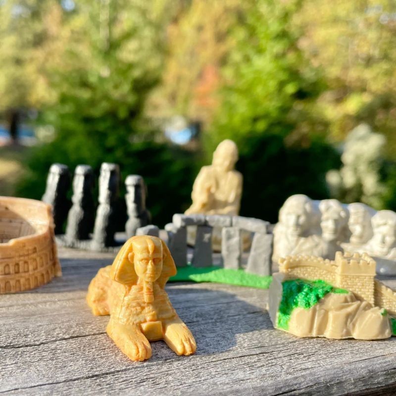 Wahrzeichen der Erde Spielfiguren Set
