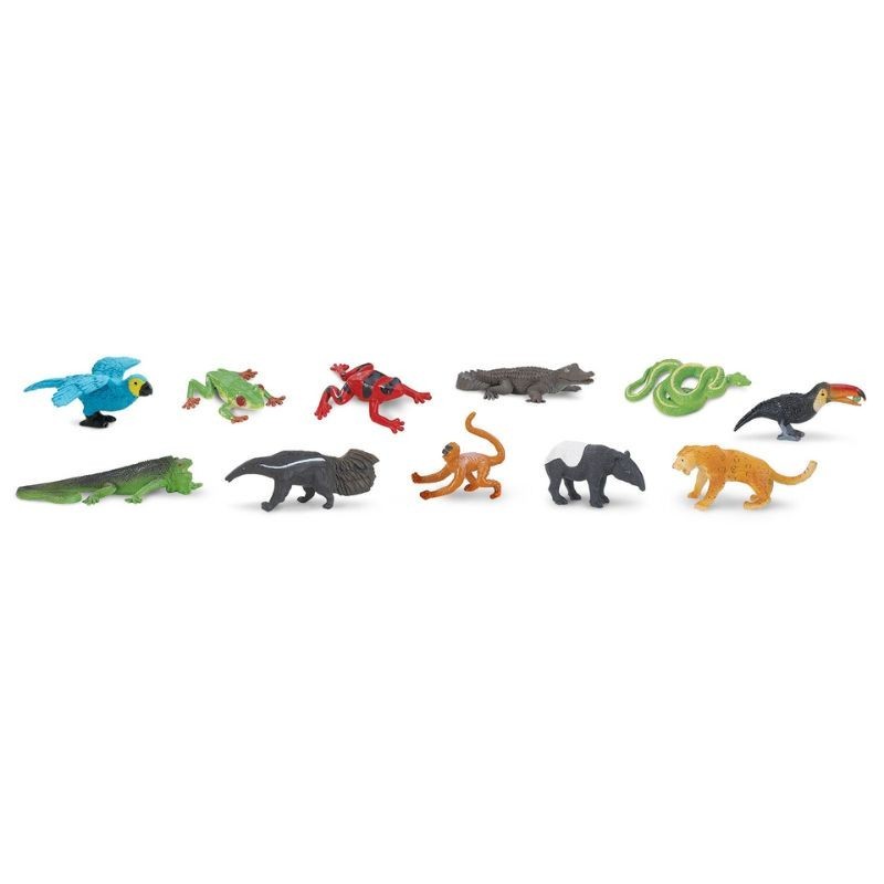 Regenwald Tiere Spielfiguren Set