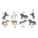 Pony Spielfiguren Set mit 8 Figuren