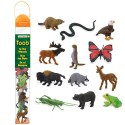 Tiere im Wald und auf der Wiese Spielfiguren Set