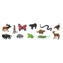 Tiere im Wald und auf der Wiese Spielfiguren Set