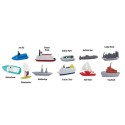 Schiffe Spielfiguren Set mit 12 Figuren