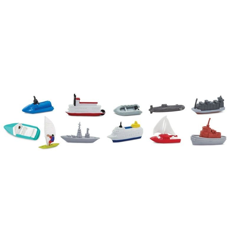 Schiffe Spielfiguren Set mit 12 Figuren