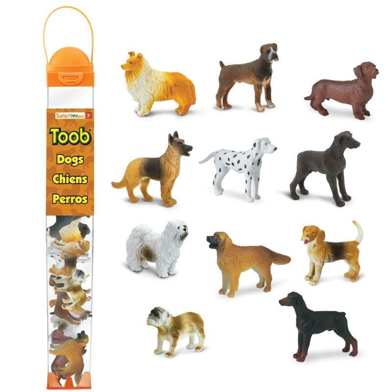 Hunde Spielfiguren Set mit 11 Figuren