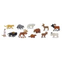 Nordamerikanische Wildtiere Spielfiguren Set