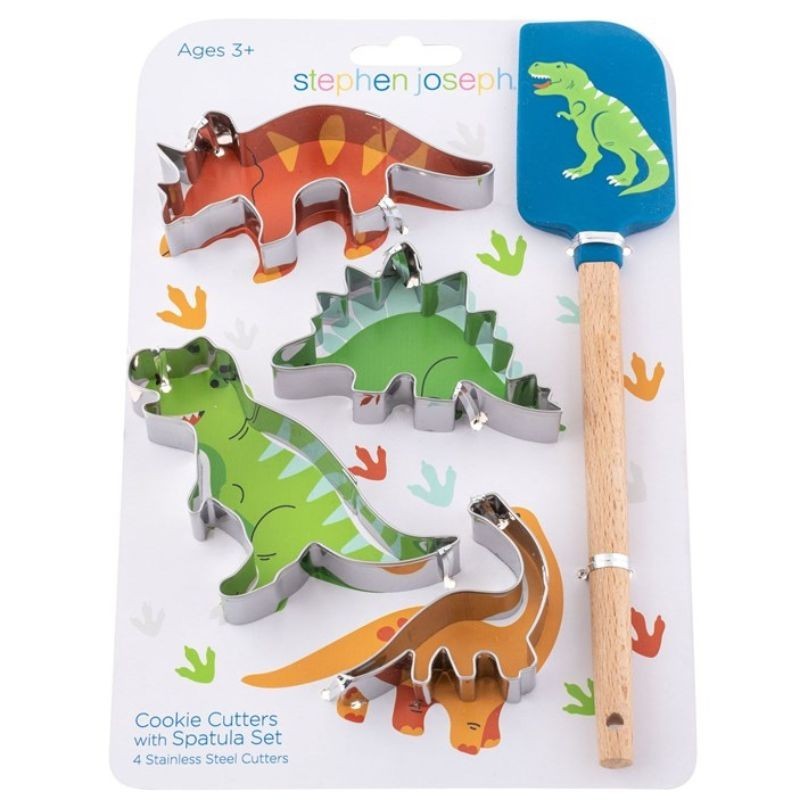 Ausstechformen und Teigschaber Dino