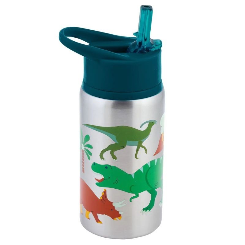 Trinkflasche Edelstahl Dinosaurier
