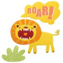 Spülmaschinenfeste Sticker Löwe