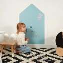 Magnettafel Haus himmelblau