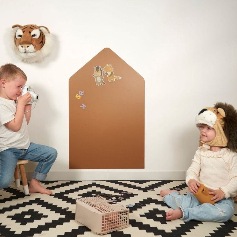 Magnettafel Haus karamell