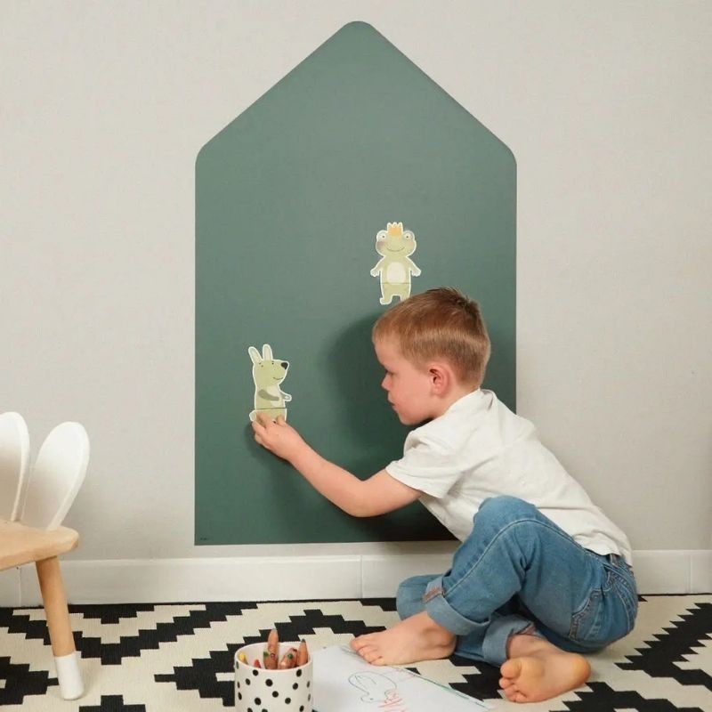 Magnettafel Haus smaragdgrün