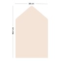Magnettafel Haus rosa beige