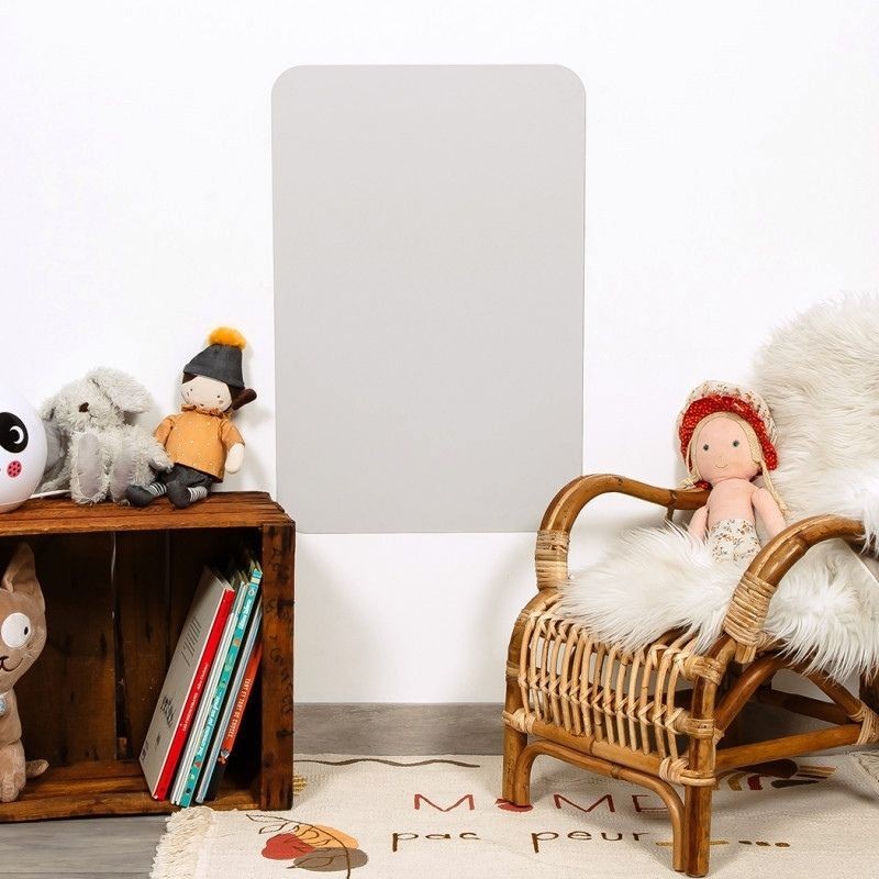 Magnettafel Rechteck grau beige