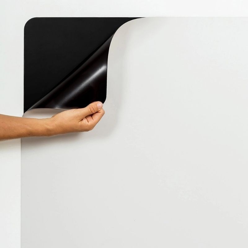 Magnettafel Rechteck grau beige