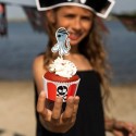 Cupcake Topper & Wrapper Piraten