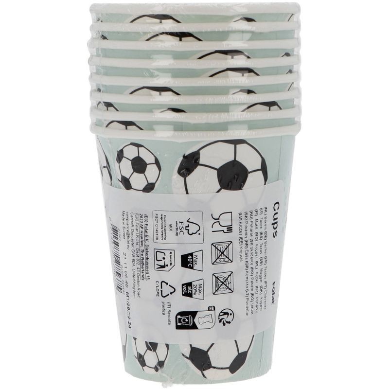 Pappbecher Fussball Party