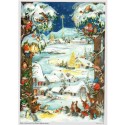 Adventskalender Winterliches Dorf