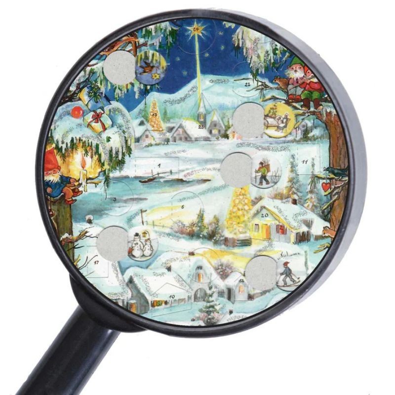 Adventskalender Winterliches Dorf