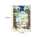 Adventskalender Winterliches Dorf