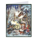 Adventskalender Winter bei den Tieren Mini